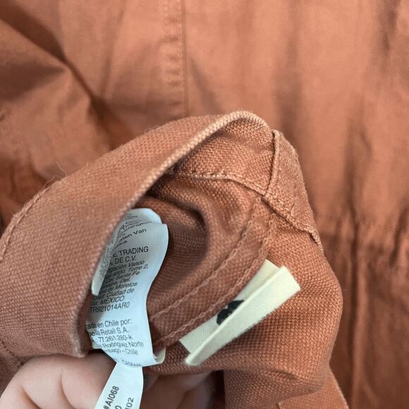 Madewell Warm Umber Rust Dispatch Utility Military Jacket Women's Size Medium - Picture 6 of 7
